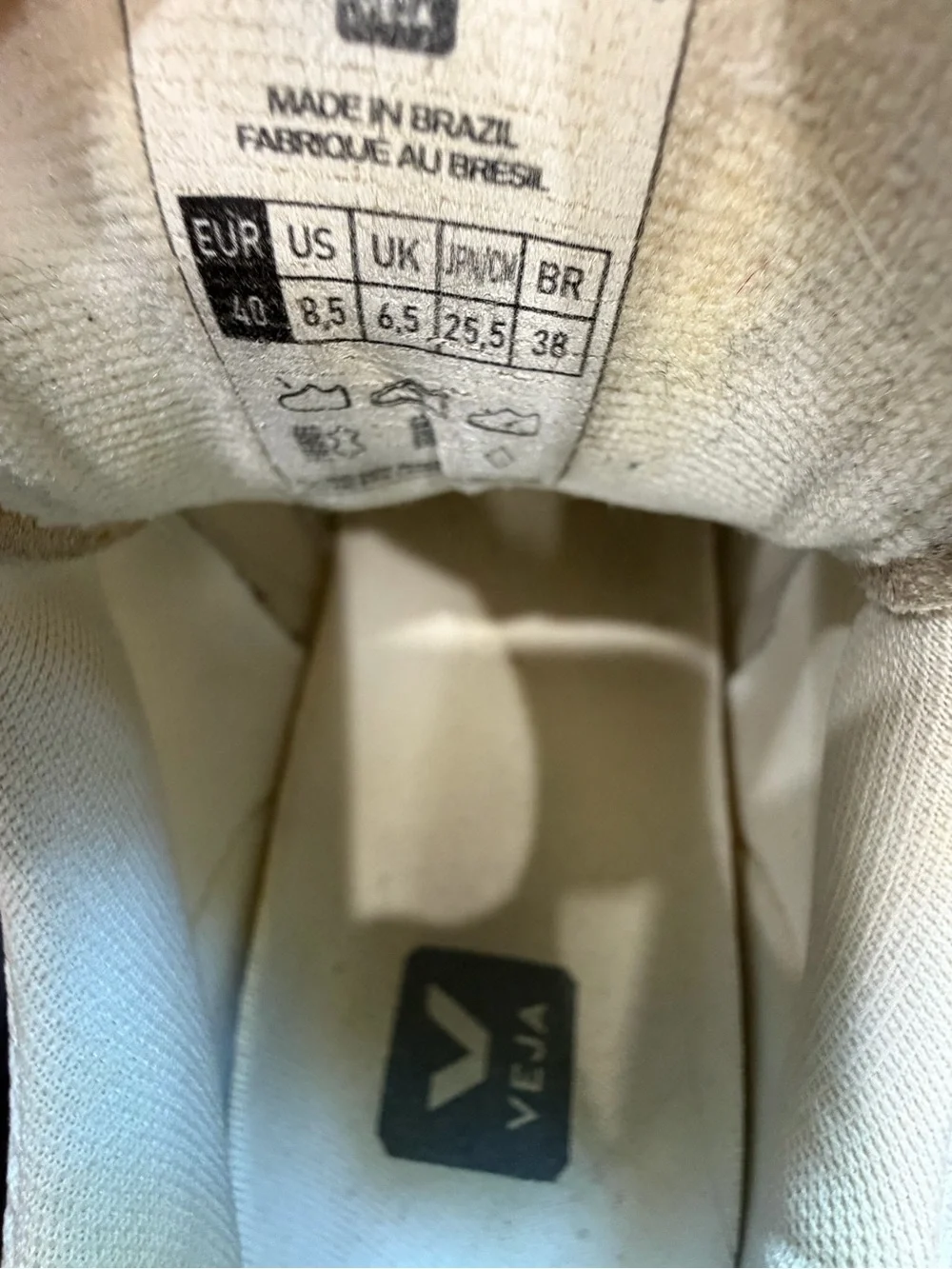 Veja Women's Sneakers in White and Beige